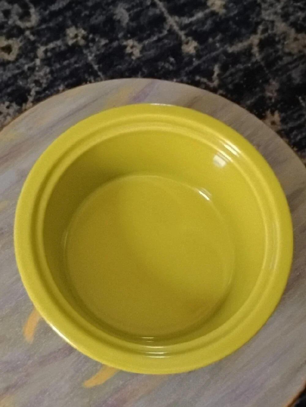 Fiestaware Lemongrass Covered Ceramic Casserole Dish NWT